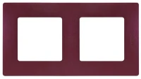 Рамка 2-м Etika сливовый IEK 672562