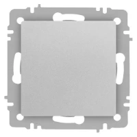 Кнопка Accent 6-109-03 10А-250В IP20 СУ алюм. Intro Б0063608