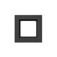 Рамка 1-м Эпика IP44 пластик черн. EKF UP1-FPB-01-44