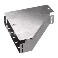 Переходник для лотка левый 300х100х80 с крышкой Стандарт Промрукав PR16.0498