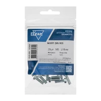 Болт с шестигранной головкой М5х16 DIN 933 оцинк. (уп.20шт) Tech-Krep/Zitar 102954