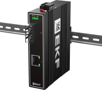 Медиаконвертер 10/100/1000Base-TX в 1000Base-X разъем SC двойн. одномодовое оптоволокно 1550нм TSX EKF TSX-MC1-1GX1GT-SC