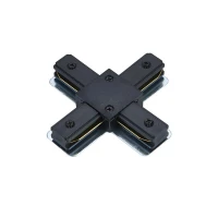 Коннектор X-образный XRB-BL для шинопровода RB черн. IN HOME 4690612060668
