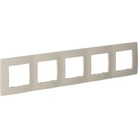 Рамка 5-м Etika сл. кость IEK 672515