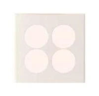 Накладка розетки 4-м Anam Zunis крем. 7101 63I