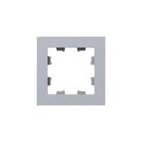 Рамка 1-м Эпика пластик алюм. EKF UP1-FPA-01