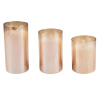 Свеча декоративная CL7-SET3-gd с пультом 2хAA для каждой свечи (не в компл.) зол. (уп.3шт) ФАZА 5018822