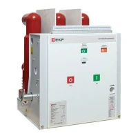 Выключатель вакуумный BB/EKF-10-1250-20-150 стац. исполнения с правой и левой блокировкой с 2 ток. катушками откл. 5А с 2 изоляционными перегородками опер. ток 220В AC/DC EKF ppt22t2plb15s1220