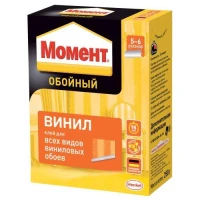 Клей обойный Винил 200г Момент Б0008052