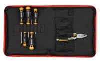 Набор отверток Ergonic SL PH PZ с пассатижами 180мм в сумке Felo 40096604