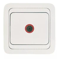 Розетка TV оконечная Mimoza бел. Makel 12027