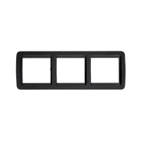 Рамка 3-м горизонтальная CLASSICO 2303HB черн. IN HOME 4690612061146