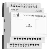 Модуль расширения входов выходов ПЛК 430 12 DI 4 UI (0-10В/DI) 24В DC ONI PLR-430-EMD-16U000-0DC-00