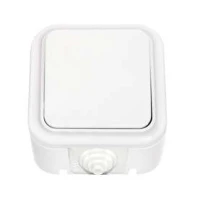 Переключатель проходной 1-кл. ОП 10А IP44 бел. Bylectrica А6 10-868