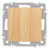 Кнопка Accent 6-109-11 10А-250В IP20 СУ сосна Intro Б0063626