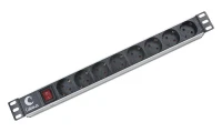 Блок евророзеток для 19дюйм шкафов 10А PDU-8P 8 розеток CABEUS 2402c