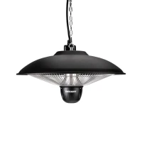 Обогреватель электрический инфракрасный подвесной в корпусе из нержавеющей стали 1.5кВт 3 режима обогрева механическая регулировка Rexant 60-0061