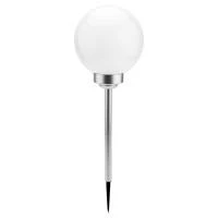 Светильник светодиодный "Шар" d250мм 2Вт IP65 с встроен. солнечн. панелью; аккум.; датчиком света Lamper 602-1005