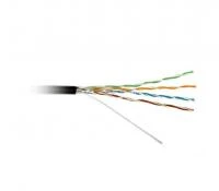 Кабель витая пара U/UTP кат.5E 4х2х24AWG solid PE Outdoor UUTP4-C5E-S24-OUT-PE-BK-500 черн. (м) Hyperline 49118
