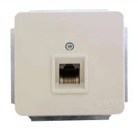 Розетка компьютерная 1-м Extra RJ45 механизм беж. GUSI С1К1-003