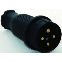 Вилка кабельная 32А 3P+Е 380-415В Т-пласт 31.03.301.0300