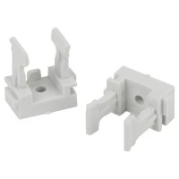 Держатель для труб (клипса) d16мм для монтажного пистолета CLIP-16-P сер. (уп.100шт) Эра Б0058940