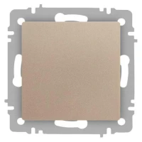 Кнопка Accent 6-109-04 10А-250В IP20 СУ шампань Intro Б0063610