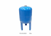 Гидроаккумулятор вертикальный AV 50л (с выс. ножками) (15шт/пал) син. VALFEX VF.AV.0050