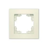Рамка 1-м Афина сл. кость (ivory) Universal A0053-I