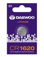 Элемент питания литиевый CR1620 3В BL-1 (блист.1шт) DAEWOO 5058019