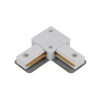 Коннектор L-образный LRB-WH для шинопровода RB бел. IN HOME 4690612060637
