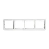 Рамка горизонтальная 4-м бел. CLASSICO 2304H IN HOME 4690612018324