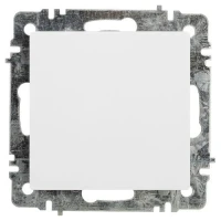 Кнопка Intro Accent 6-109-01 10А-250В IP20 СУ AL/CU бел. Intro Б0063602