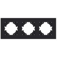 Рамка 3-местн. City графит GUSI С1113-010