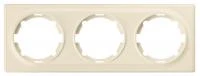 Рамка 3-м Florence беж. 1E52301301 OneKeyElectro 2172807