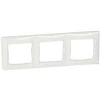 Рамка 3-м Valena горизонт. бел. IEK 774453