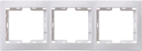 Рамка 3-м Кварта РГ-3-КБ горизонт. бел. IEK EMK30-K01-DM
