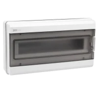 Бокс модульный накладной PDB/W 3018 GR (ЩРН-ПГ-18) IP65 пластик. Pro JazzWay 5072022