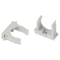 Держатель для труб (клипса) d32мм для прямого монтажа CLIP-32-G-MP сер. (уп.50шт) Эра Б0062106