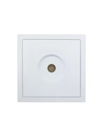 Розетка ТВ оконечная СП ZIMA IP20 бел. LEZARD 704-0288-130