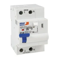 Устройство защиты от дугового пробоя с АВДТ и защ. от пов. напряж. OptiDin AFDD-40-22C13-A-У3 (2P C13 30mA Uоткл 275В) КЭАЗ 339087