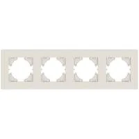 Рамка 4-местн. City беж. GUSI С1114-003