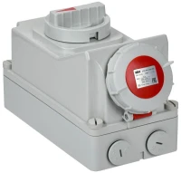 Розетка с мех. блокировкой 16А-6ч 380В 3P+PE+N ССИ-815 IP67 IEK PSR12-016-5-5-67