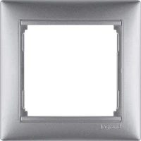 Рамка 1-м Valena алюм. IEK 770151