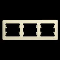 Рамка 3-м Glossa горизонт. беж. SE GSL000203