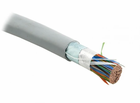 FUTP100-C3-S24-IN-PVC-GY Кабель витая пара, экранир. F/UTP, категория 3, 100 пар (24 AWG),одножил. (solid), экран-фольга, PVC | 19482 | Hyperline