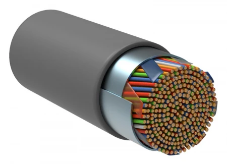 Витая пара F/UTP кат.5E 10х2х24AWG LSZH серый (500м) | LC1-C5E10-321 | ITK