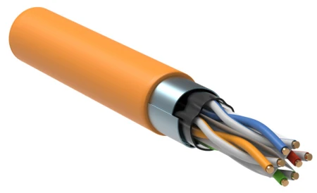 ITK Витая пара F/UTP кат.6 4x2х23AWG LSZH оранжевый (305м) | LC1-C604-327 | ITK