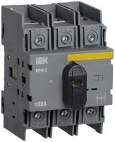 Выключатель-разъединитель модульный 3п 100А ВРМ-2 IEK MVR20-3-100