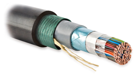 FUTP10-C3-S24-ARM-OUT-PE-BK Кабель витая пара, экранир. F/UTP, категория 3, 10 пар (24 AWG),одножил. (solid) | 53889 | Hyperline